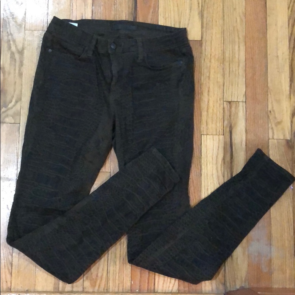 Joe’s snakeskin jeans